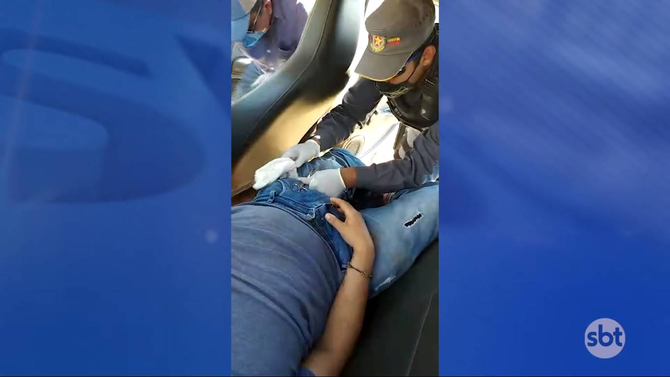 Caminhoneiro atira na própia perna após uma discussão com outro motorista