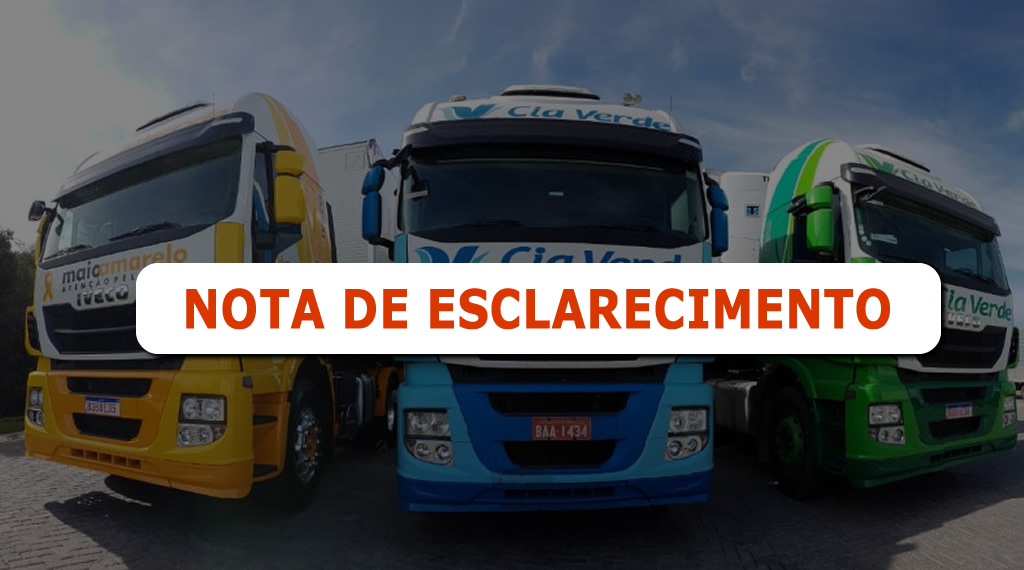 Cia Verde publica nota de esclarecimento referente aos motoristas venezuelanos