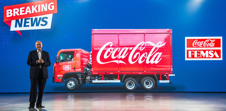 Coca Cola anuncia a compra de 20 caminhões 100% elétricos.