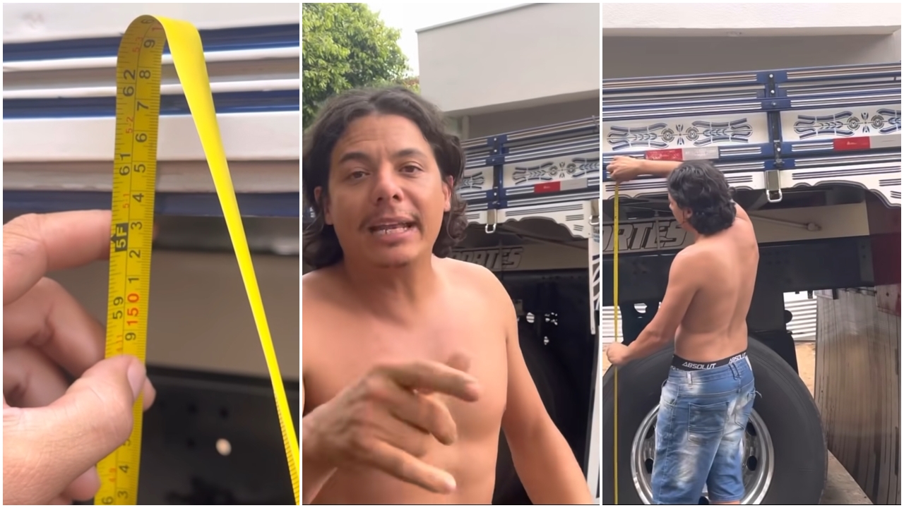 Cabelo Batateiro gravou um vídeo mostrando a realidade do INMETRO