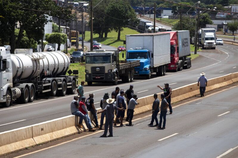 Rejeitada a anistia das multas dos motoristas que aderiram a greve dos caminhoneiros