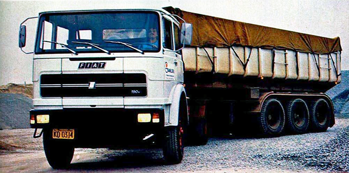 História dos caminhãos da Fiat diesel do Brasil