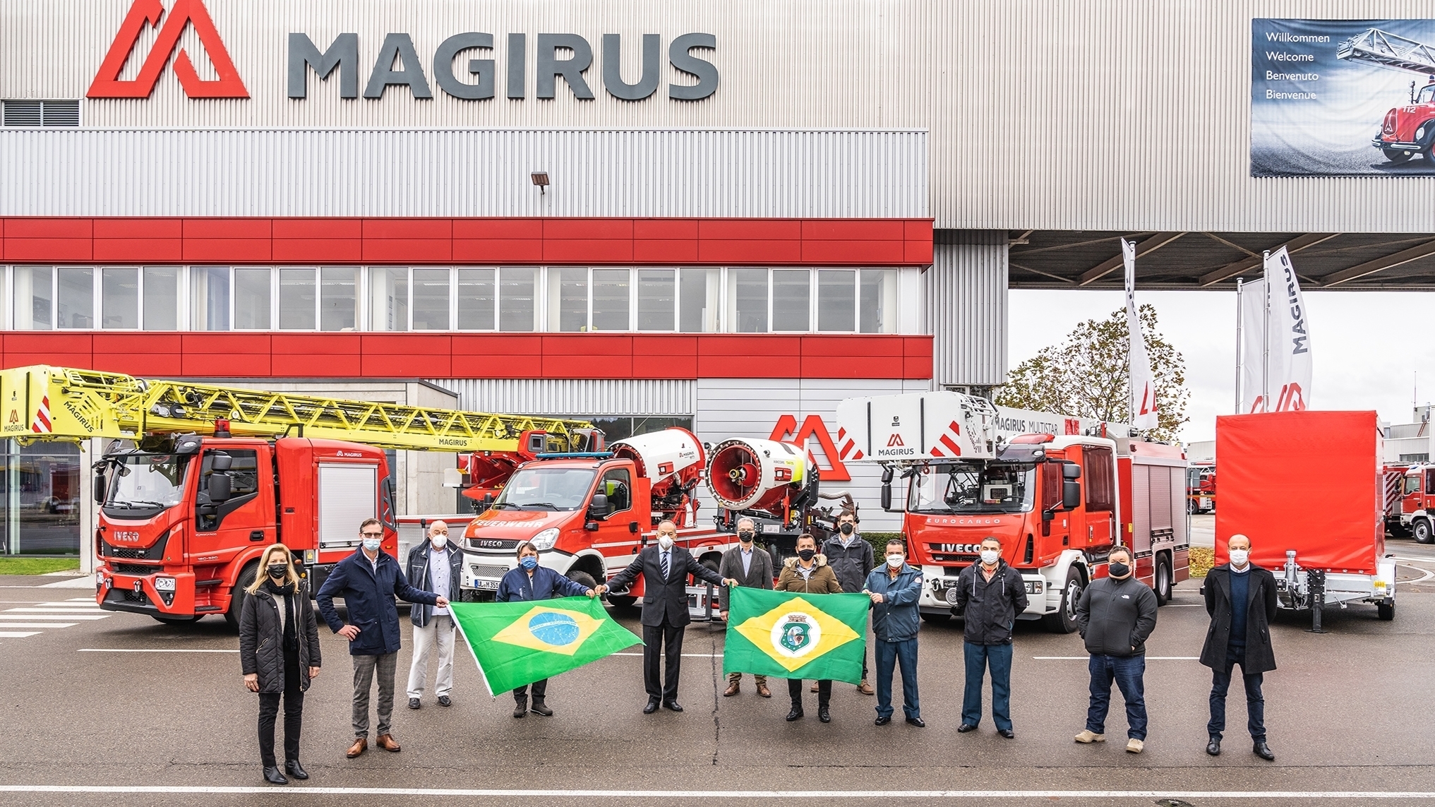 No Ceará bombeiros recebem veículos Magirus para reforçarem sua frota
