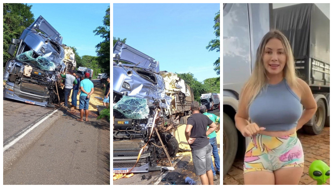 Caminhoneira Aline Fucther sofre grave acidente em Mato Grosso