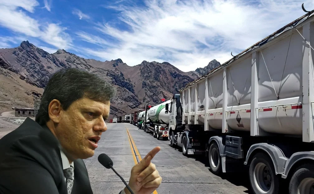 Governo brasileiro intervém para acabar com fila de caminhoneiros retidos na fronteira entre Chile e Argentina