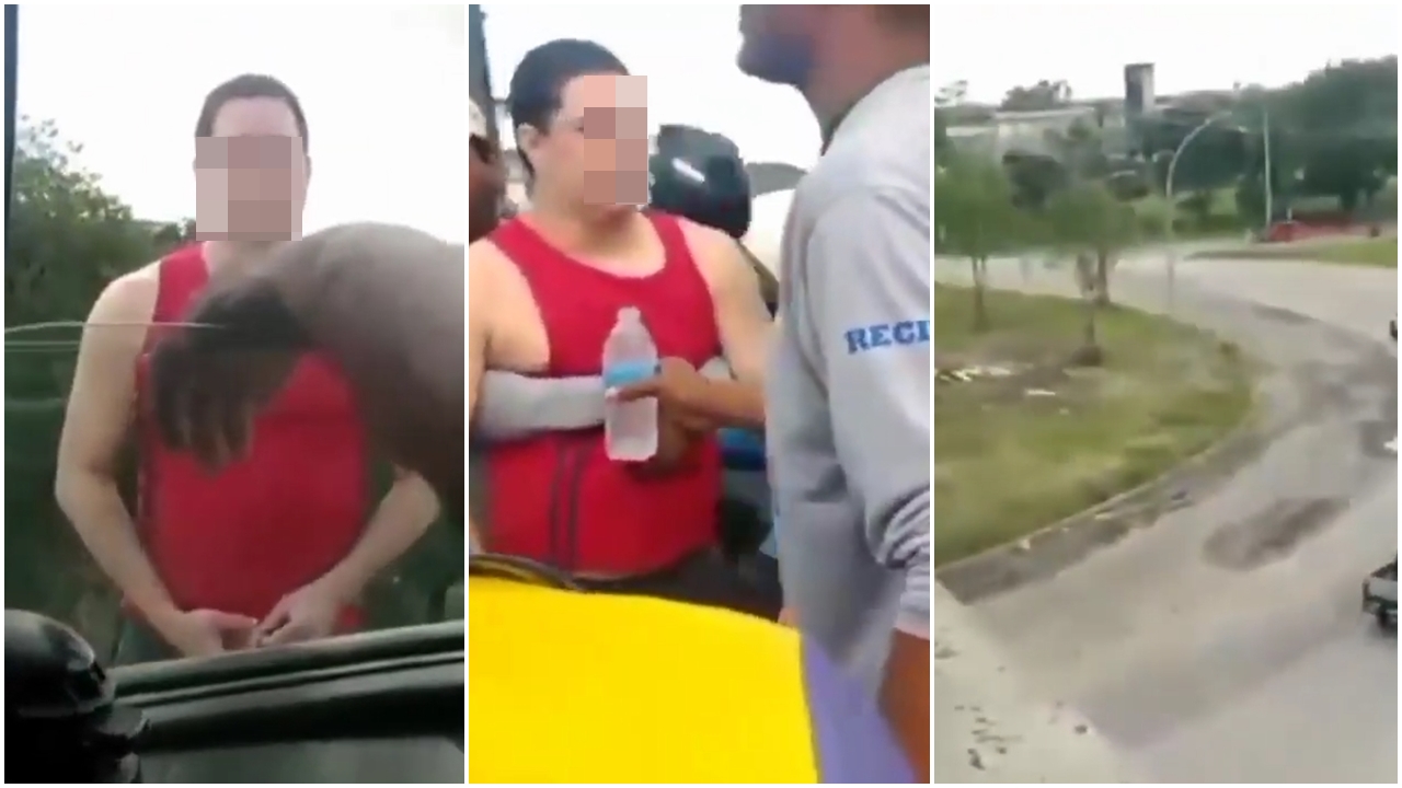 Caminhoneiro salva homem depressivo no viaduto da BR-101 na Cidade Universitária em Recife