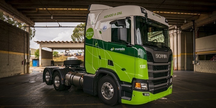 Grupo Scania tem recorde em vendas de caminhões 100% GNL no Brasil