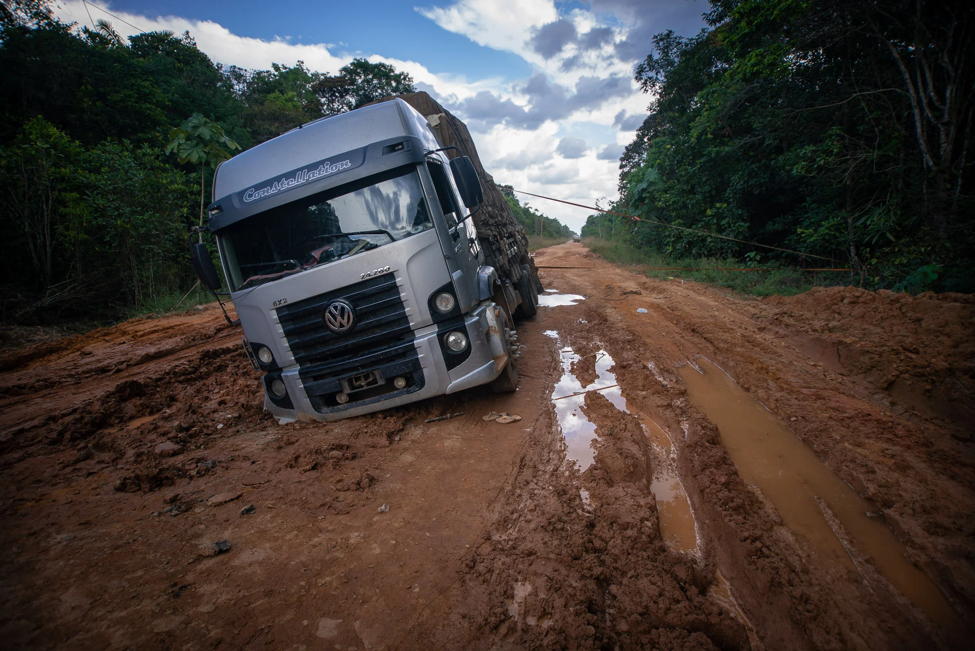 Transamazônica no Pará, dura realidade dos caminhoneiros