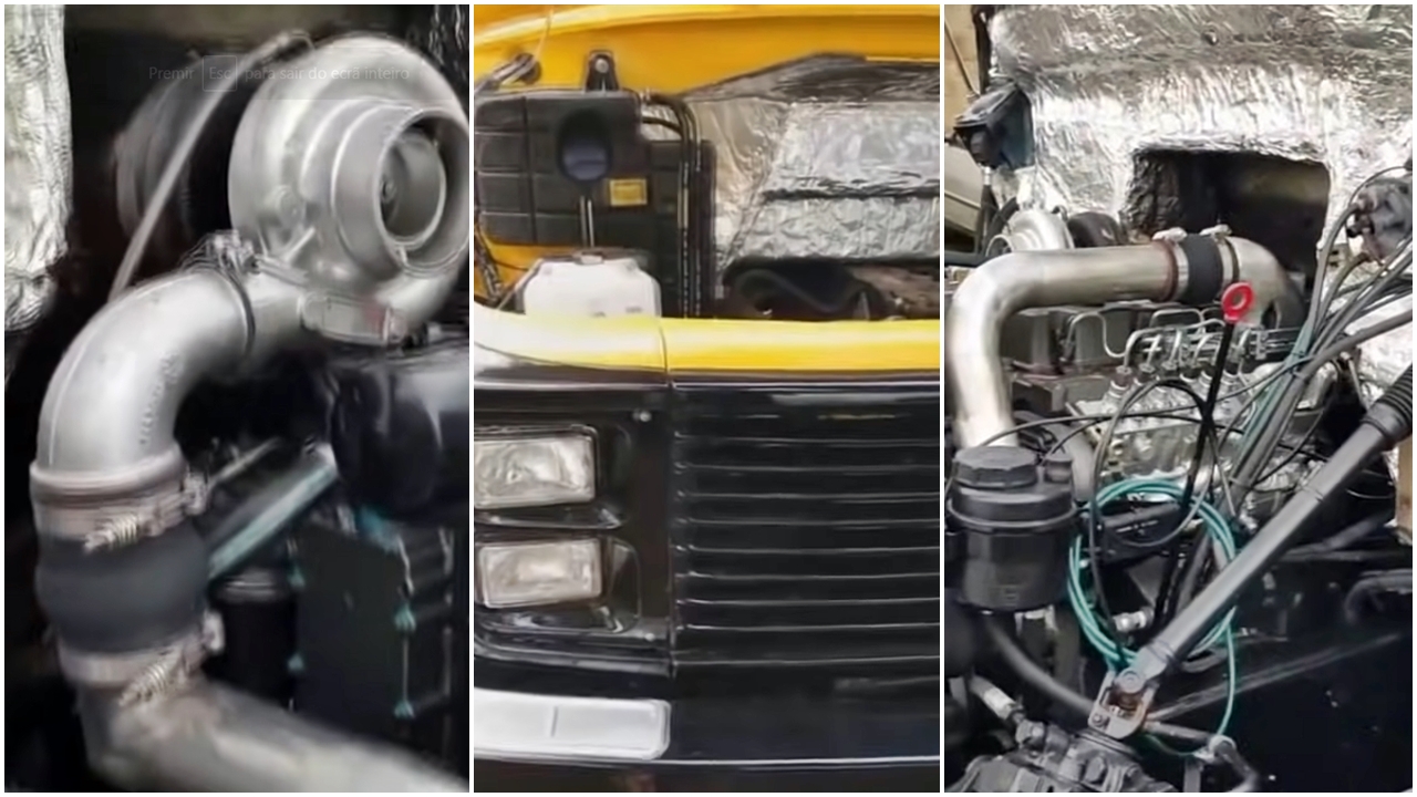 Video: Caminhões com motores adaptados