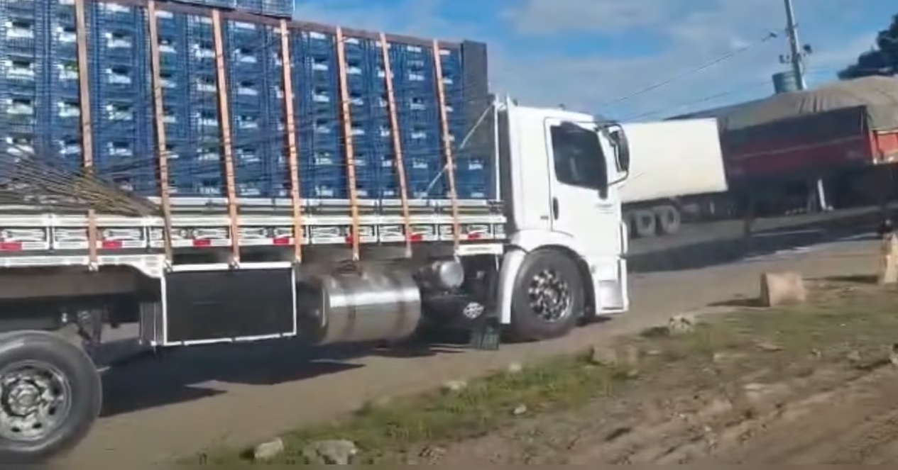 Caminhoneiro afirma que denunciaria seu companheiro com caminhão arqueado para PRF