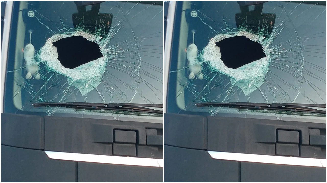 Homem atira pedra em caminhão em movimento em Maringá