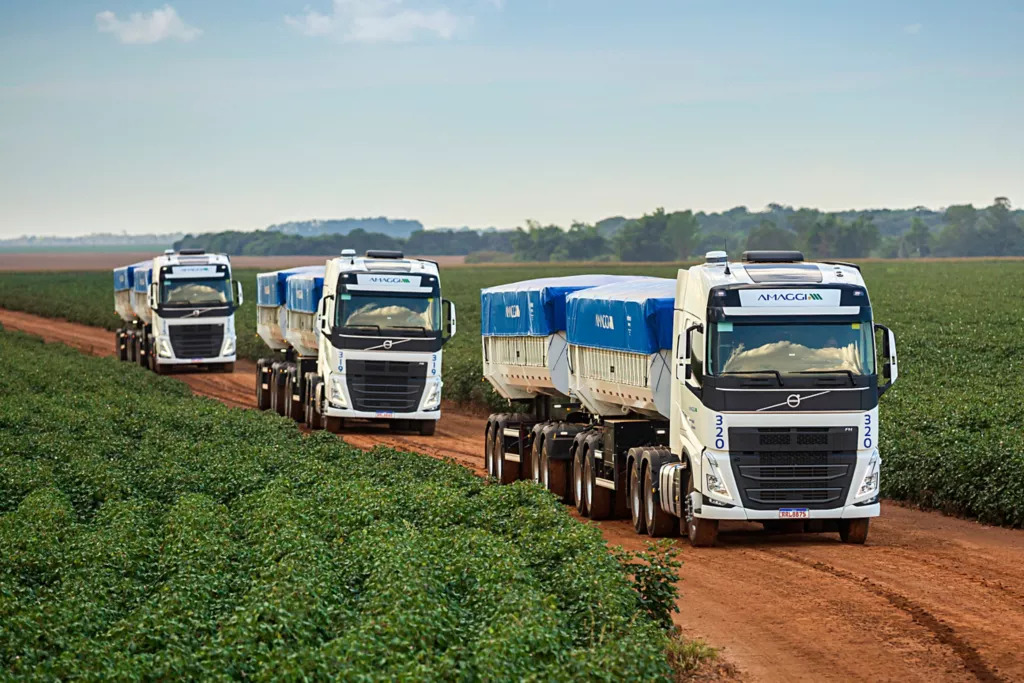 AMAGGI adquiri 440 caminhões volvo para o transporte de  produtos agrícolas