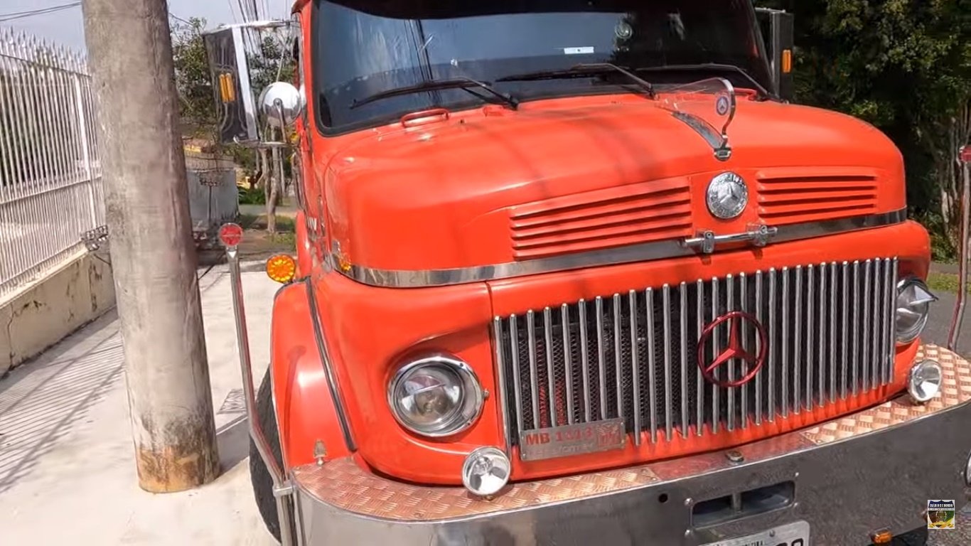 Confira esse Incrivel caminhao Mercedes 1113 com cabine dupla - Brasil ...